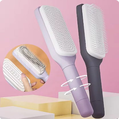 Self-Cleaning Scalp Massage Hairbrush